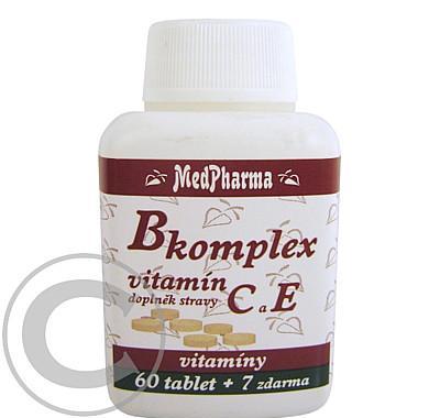 MedPharma B-komplex   vitamín C   vitamín E tbl. 67