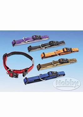 Nobby obojek nylon 50-65cm/25mm SOFT GRIP tyrkys 1ks